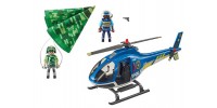 Playmobil - City Action : Hélicoptère de Police et Parachutiste #70569